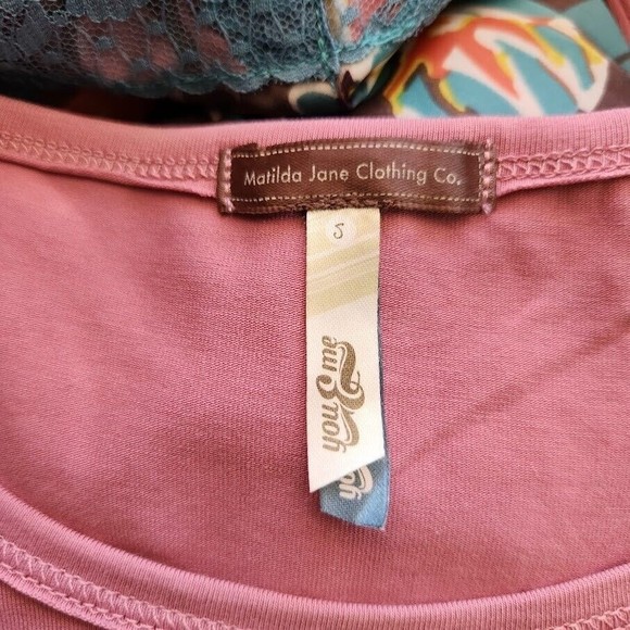 Matlida Jane You and Me Mona Ballet Dress Size Small Pink Floral Long Sleeve - Picture 10 of 12